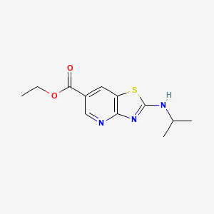 Thiazolo[4,5-b]pyridine-6-carboxylic acid,2-[(1-methylethyl)amino]-,ethyl ester