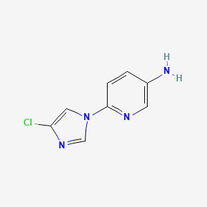 6-(4-chloro-1H-imidazol-1-yl)pyridin-3-amine