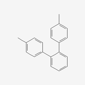 molecular formula C20H18 B8512937 1,1':2',1''-Terphenyl, 4,4''-dimethyl- CAS No. 64586-14-7