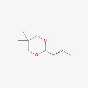molecular formula C9H16O2 B8512967 2-Propenyl-5,5-dimethyl-1,3-dioxane CAS No. 5406-34-8