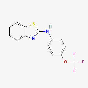 Benzothiazol-2-YL-(4-trifluoromethoxy-phenyl)-amine