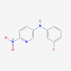 molecular formula C11H8FN3O2 B8512998 N-(3-Fluorophenyl)-6-nitropyridin-3-amine CAS No. 672946-48-4