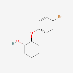 molecular formula C12H15BrO2 B8513015 (1S,2S)-2-(4-bromophenoxy)cyclohexanol 
