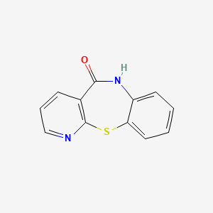 molecular formula C12H8N2OS B8513037 pyrido[2,3-b][1,5]benzothiazepin-5(6H)-one 