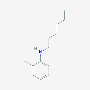 molecular formula C13H21N B8513046 N-hexyl-2-methylaniline 