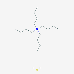 molecular formula C16H38NS+ B8513070 sulfane;tetrabutylazanium 