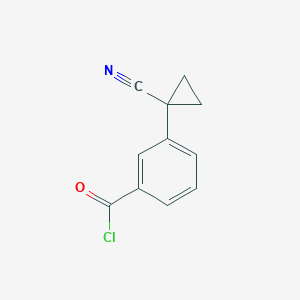 3-(1-Cyanocyclopropyl)benzoyl chloride