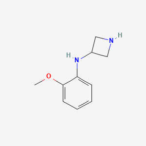 molecular formula C10H14N2O B8513116 Azetidin-3-yl-(2-methoxy-phenyl-amine) 