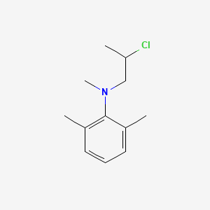 B8513155 1-[N-methyl-N-(2,6-dimethylphenyl)-amino]-2-chloro-propane CAS No. 83842-76-6