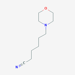 molecular formula C10H18N2O B8513160 6-Morpholin-4-ylhexanenitrile 