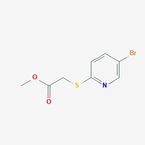 Methyl 2-(5-bromopyridin-2-ylthio)acetate