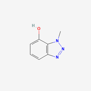 molecular formula C7H7N3O B8513198 3-Methylbenzotriazol-4-ol CAS No. 163298-75-7