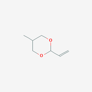 molecular formula C7H12O2 B8513222 2-Vinyl-5-methyl-1,3-dioxane 