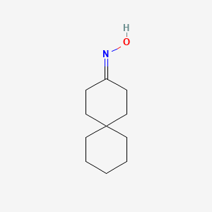 molecular formula C11H19NO B8513302 Spiro[5.5]undecan-3-one oxime 