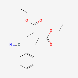 B8513469 Diethyl 4-cyano-4-phenylheptanedioate CAS No. 61330-07-2