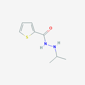 molecular formula C8H12N2OS B8513555 2-Thiophenecarboxylic acid, 2-(1-methylethyl)hydrazide CAS No. 58430-97-0