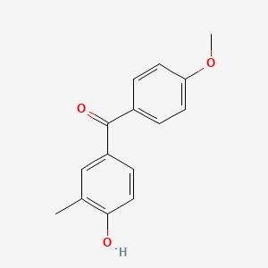 molecular formula C15H14O3 B8513567 4-Hydroxy-3-methyl-4'-methoxybenzophenone 