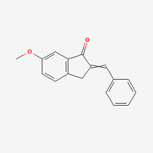 2-benzylidene-6-methoxy-3H-inden-1-one