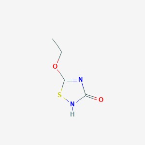 molecular formula C4H6N2O2S B8513652 5-Ethoxy-1,2,4-thiadiazol-3(2H)-one CAS No. 56409-52-0