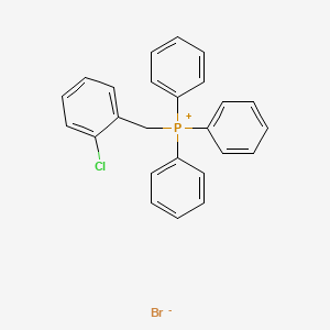 molecular formula C25H21BrClP B8513658 2-Chlorophenylmethyltriphenylphosphonium bromide CAS No. 62640-67-9