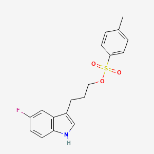5-Fluoro-3-(3-p-toluenesulfonyloxypropyl)indole