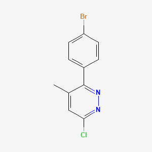 3-(p-Bromophenyl)-6-chloro-4-methylpyridazine