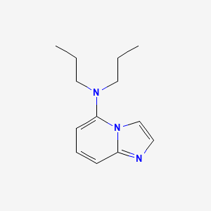 molecular formula C13H19N3 B8513723 Imidazo[1,2-a]pyridin-5-amine,n,n-dipropyl- 