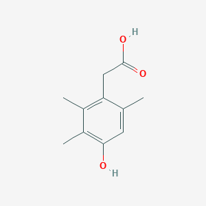 molecular formula C11H14O3 B8513810 4-Hydroxy-2,3,6-trimethylphenyl-acetic acid 