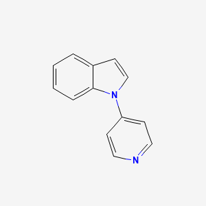 molecular formula C13H10N2 B8513823 1-Pyridin-4-ylindole 