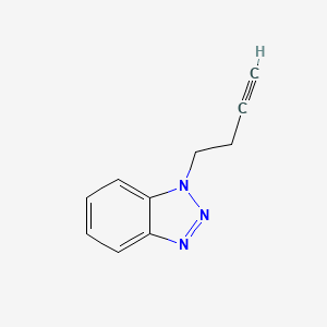 molecular formula C10H9N3 B8513848 1-(but-3-ynyl)-1H-benzo[d][1,2,3]triazole 