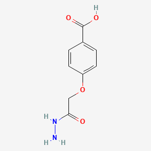 molecular formula C9H10N2O4 B8513885 4-(2-Hydrazino-2-oxoethoxy)benzoic acid 