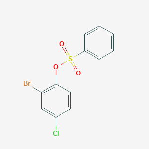 B085139 Benzenesulfonic acid, 2-bromo-4-chlorophenyl ester CAS No. 13659-16-0
