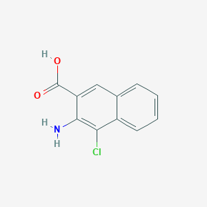 3-Amino-4-chloro-2-naphthoic acid