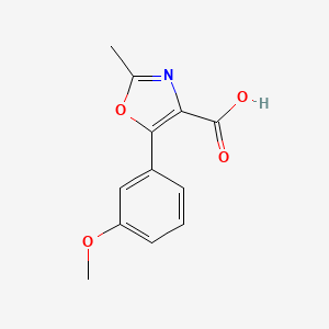 5-(3-methoxyphenyl)-2-methyloxazole-4-carboxylic acid