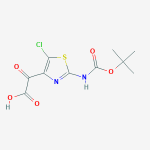 2-(2-BOC-AMINO-5-CHLOROTHIAZOL-4-YL)-2-OXOACETIC ACID