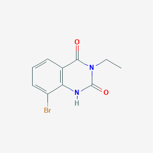 molecular formula C10H9BrN2O2 B8514162 8-bromo-3-ethylquinazoline-2,4(1H,3H)-dione 