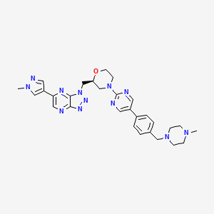 molecular formula C29H34N12O B8514164 Vabametkib 
