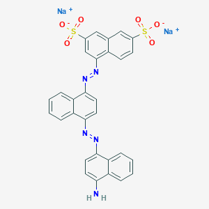 B085142 4-((4-((4-Amino-1-naphthyl)azo)-1-naphthyl)azo)naphthalene-2,7-disulphonic acid, sodium salt CAS No. 13011-56-8