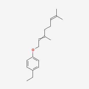 1-[(3,7-Dimethylocta-2,6-dien-1-YL)oxy]-4-ethylbenzene