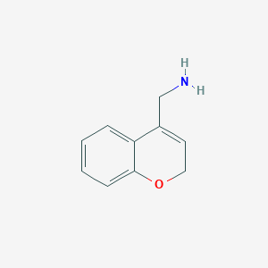 molecular formula C10H11NO B8514295 4-aminomethyl-2H-1-benzopyran 