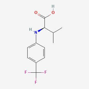 N-[4-(trifluoromethyl)phenyl]-D-valine