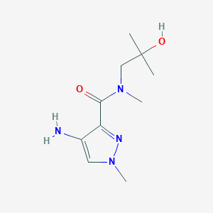 4-Amino-N-(2-hydroxy-2-methylpropyl)-N,1-dimethyl-1H-pyrazole-3-carboxamide