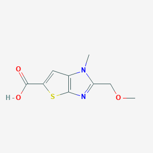 1-Methyl-2-methoxymethylthieno[2,3-d]imidazol-5-yl-carboxylic acid