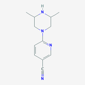 6-(3,5-Dimethylpiperazin-1-yl)nicotinonitrile