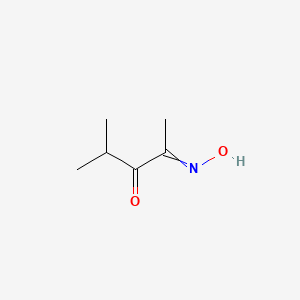 molecular formula C6H11NO2 B8514477 4-Methylpentane-2,3-dione 2-oxime 