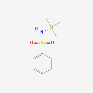molecular formula C9H15NO2SSi B8514502 Benzenesulfonamide, N-trimethylsilyl- CAS No. 17865-14-4