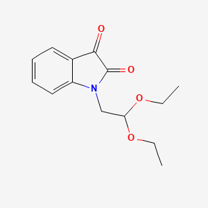 molecular formula C14H17NO4 B8514514 1-(2,2-Diethoxyethyl)isatin 