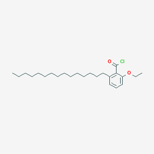 molecular formula C24H39ClO2 B8514528 2-ethoxy-6-pentadecyl-benzoyl Chloride CAS No. 485386-83-2
