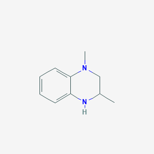 molecular formula C10H14N2 B8514563 1,3-Dimethyl-1,2,3,4-tetrahydroquinoxaline 