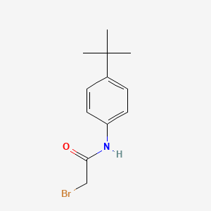 molecular formula C12H16BrNO B8514586 N-(4-tert-Butylphenyl)-2-bromoacetamide 